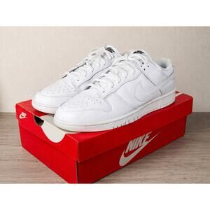 Nike Dunk Low Retro Triple White 2021 (DD1503-109) Men's Sz 9.5